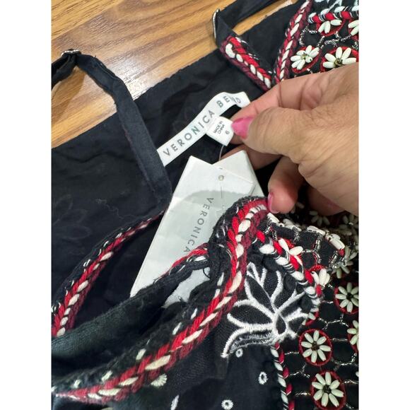 Veronica Beard black Giuliana Beaded Linen Dress size 6 ( small) - Picture 14 of 14